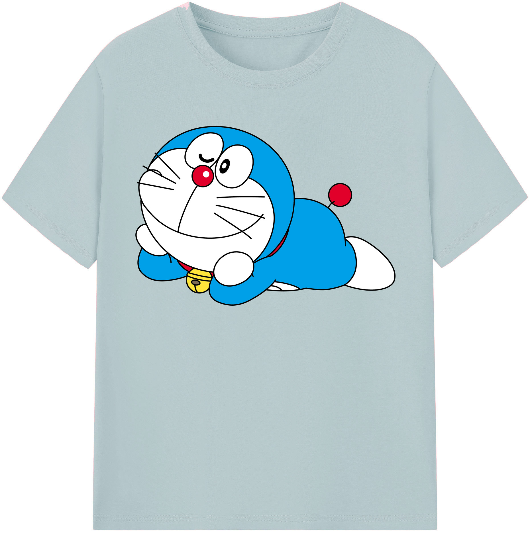 （画像用） ドラえもん Doraemon 綿100％半袖Tシャツ（フロントプリント）